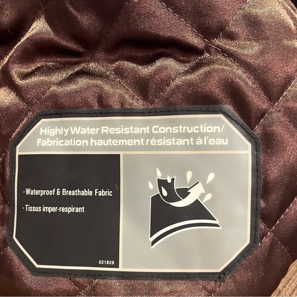 Columbia Women’s Brown Waterproof Detachable Hooded Coat Sz S EUC - Picture 3 of 11